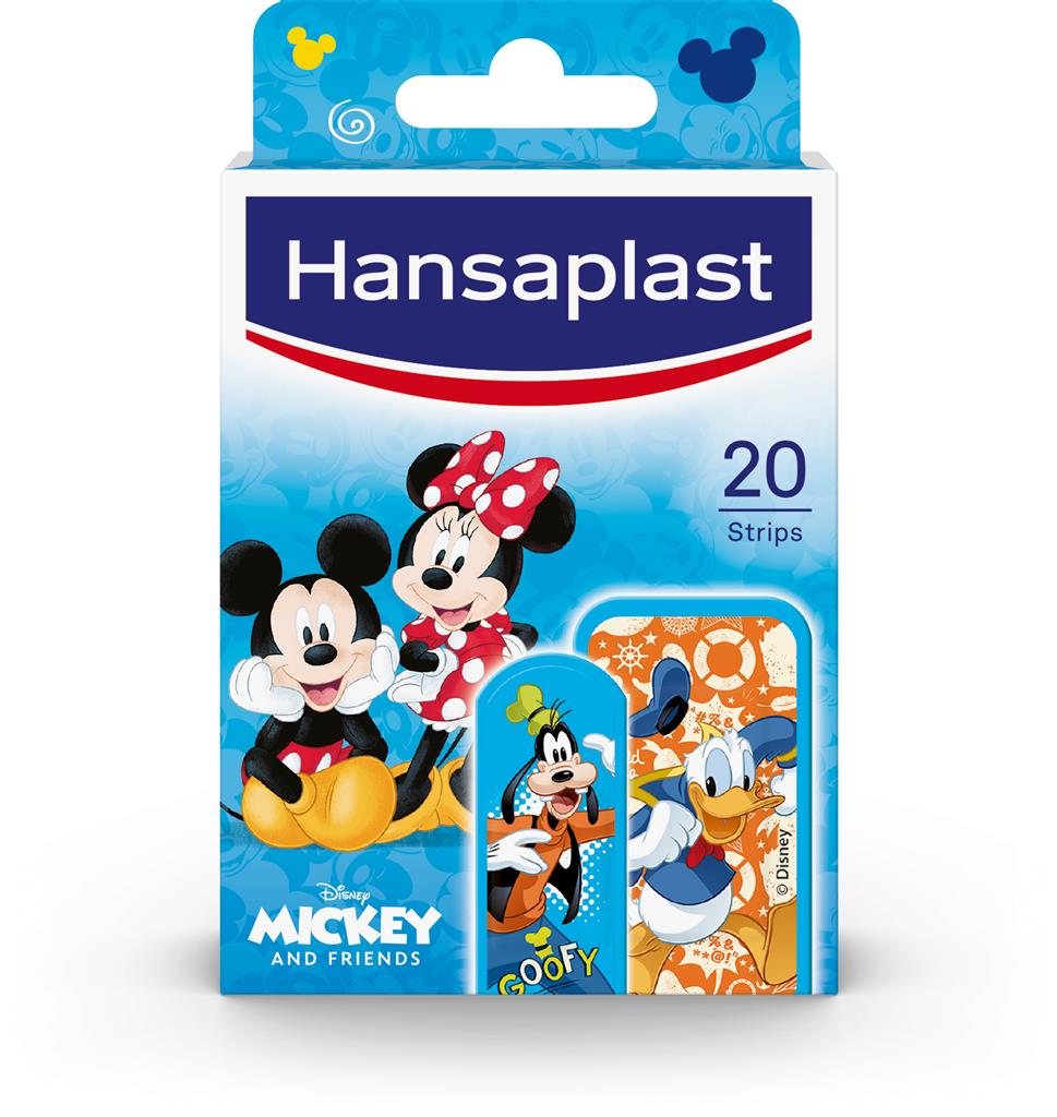 Bild på Hansaplast Mickey & Friends barnplåster, 20 st