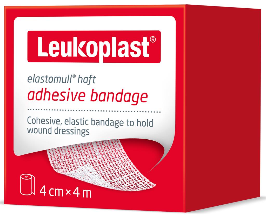 Bild på Leukoplast Elastomull haft 4 m x 4 cm, 1 st