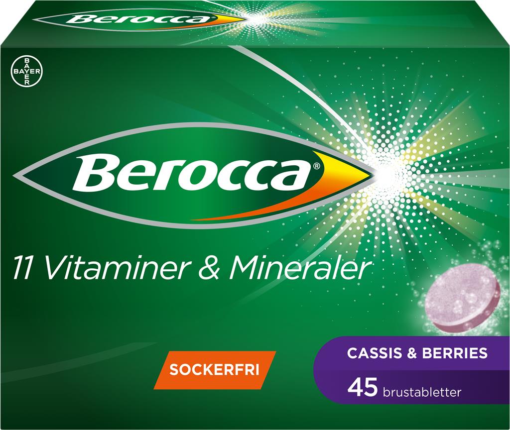 Bild på Berocca Energy Cassis & Berries, 45 st