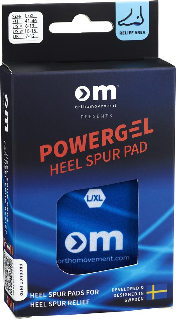 Bild på Ortho Movement Powergel Heel Spur Pad Pad 41-46, 2 st