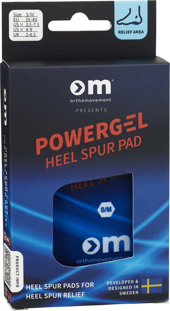Bild på Ortho Movement Powergel Heel Spur Pad Pad 35-40, 2 st