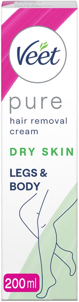 Bild på Veet Pure Hårborttagningskräm Torr Hud, 200 ml