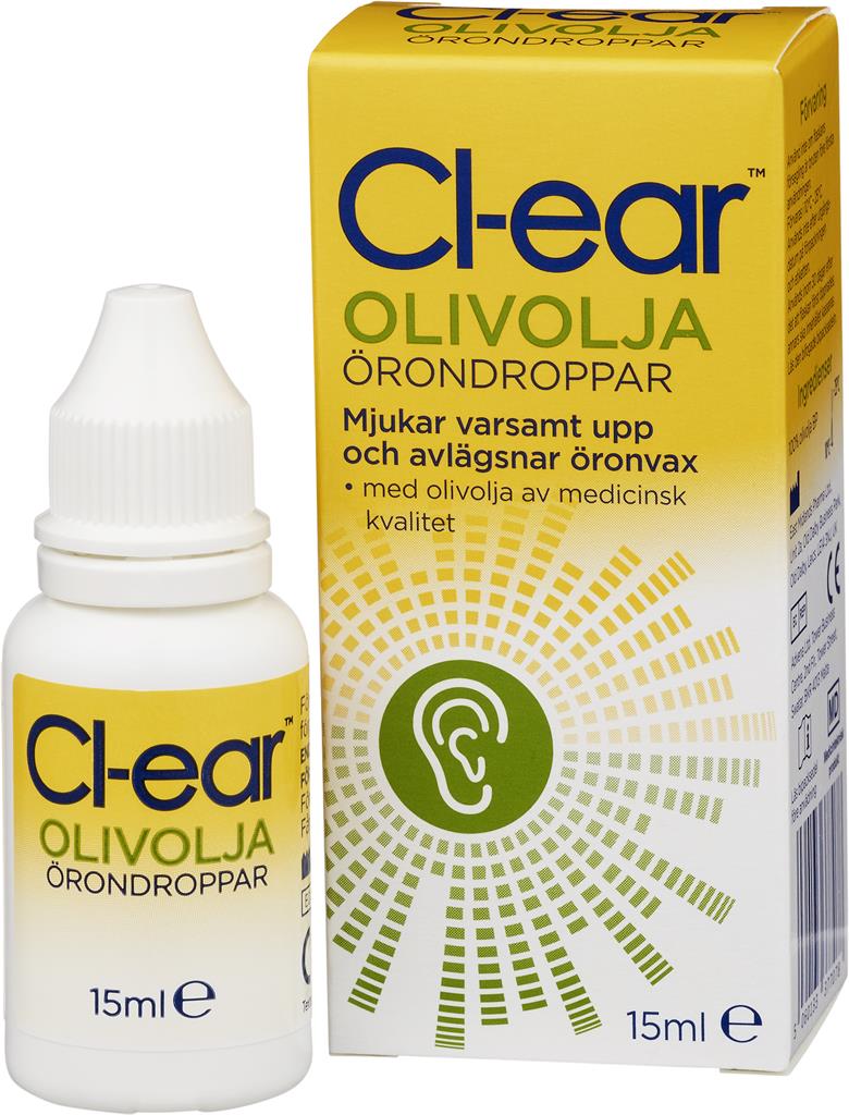 Bild på Cl-ear Olivolja örondroppar, 15 ml