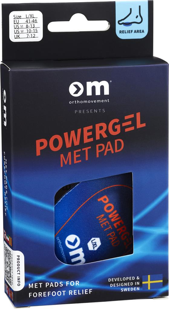 Bild på Ortho Movement Powergel Met Pad 41-46, 2 st