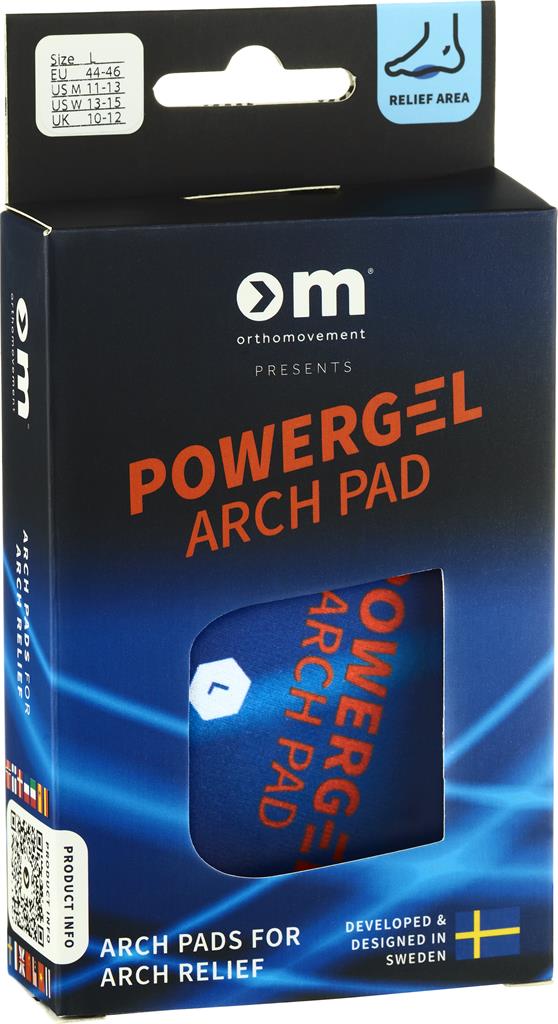 Bild på Ortho Movement Powergel Arch Pad 44-46, 2 st