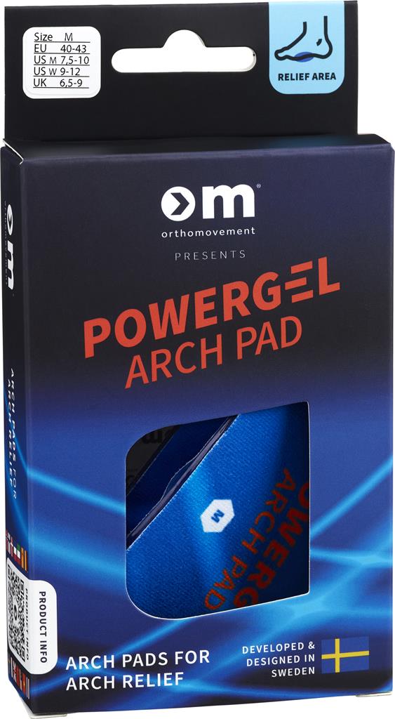 Bild på Ortho Movement Powergel Arch Pad 40-43, 2 st