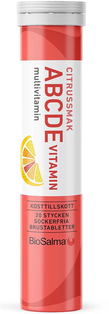 Bild på BioSalma ABCDE-vitamin citrus, 20 st