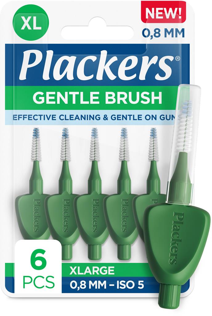 Bild på Plackers Gentle Brush 0,8 mm, 6 st