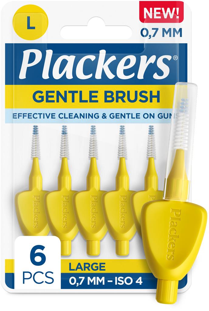 Bild på Plackers Gentle Brush 0,7 mm, 6 st