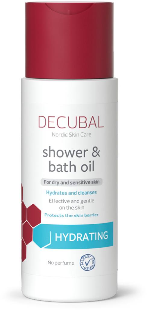 Bild på Decubal Hydrating Shower&Bath Oil, 200 ml