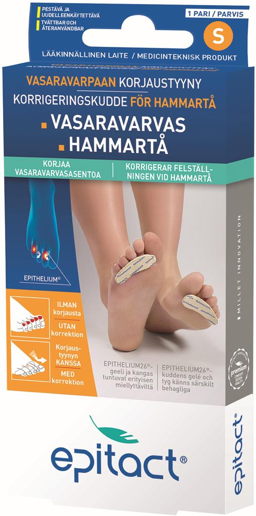 Bild på EPITACT Korrigeringskudde För Hammartå Small, 2 st