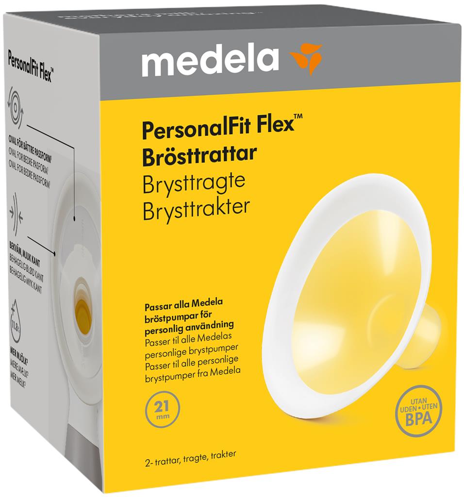 Bild på Medela PersonalFit Flex brösttratt, 21 mm, 2 st