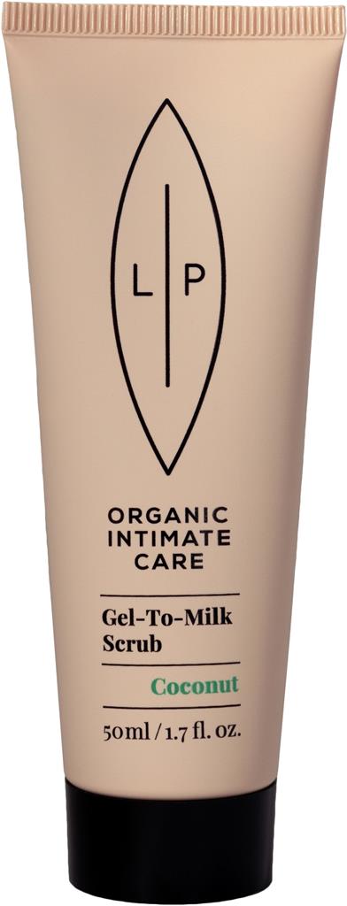 Bild på Lip Intimate Care Gel-to-Milk Scrub, Coconut, 50 ml