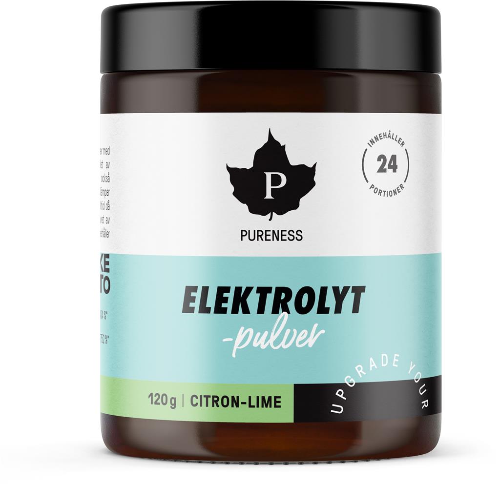 Bild på Pureness Elektrolytpulver Citron & Lime, 120 g