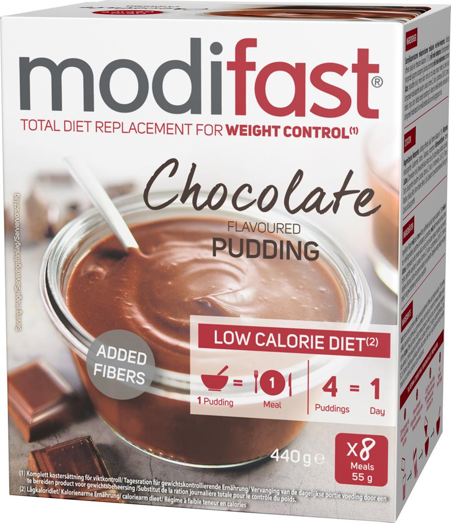Bild på Modifast LCD Chocolate pudding, 8 x 55 g