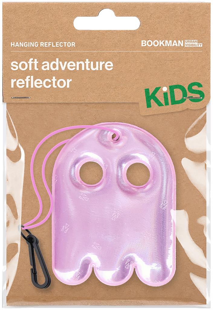 Bild på Bookman Urban Visibility Hanging Reflectors Ghost Pink, 1 st