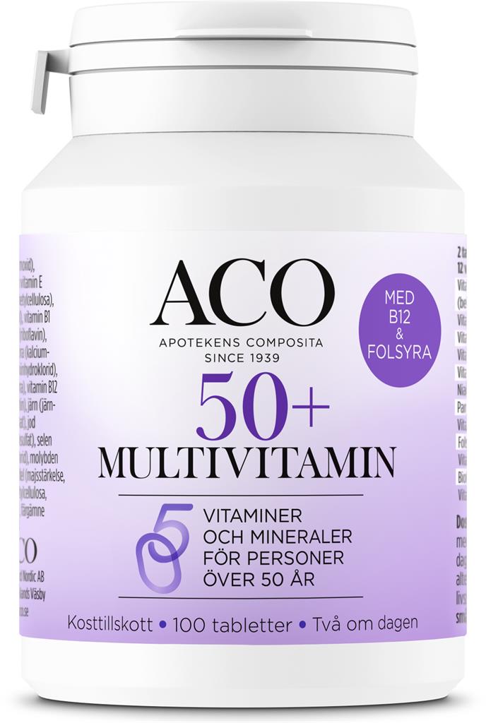 Bild på ACO 50+ Multivitamin, 100 st
