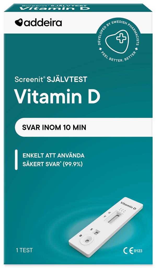 Bild på Addeira Screenit Självtest Vitamin D, 1 st
