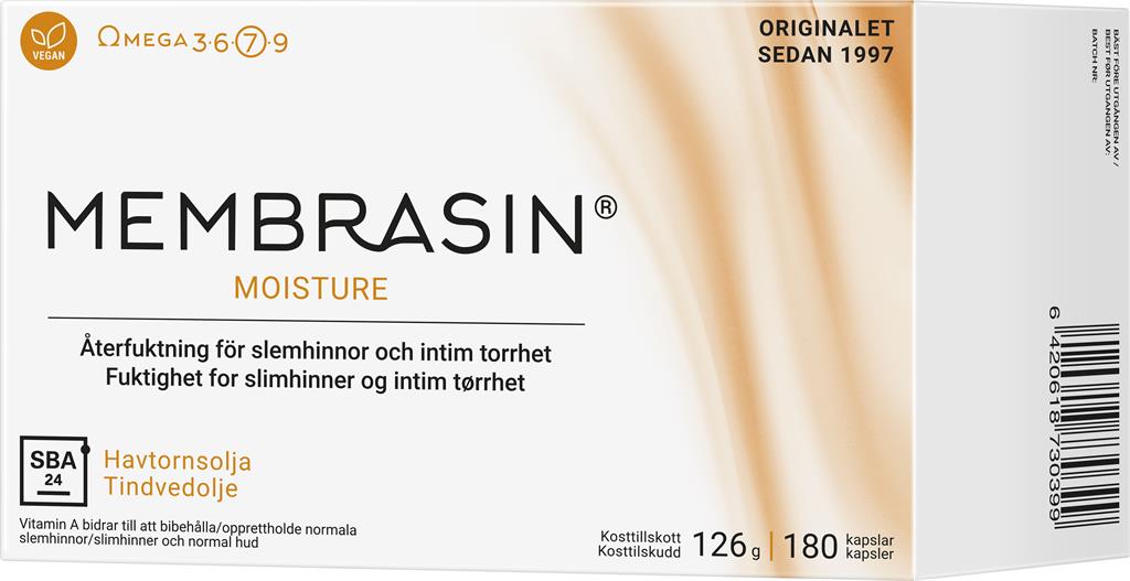 Bild på Membrasin Torra slemhinnor 180, 180 st