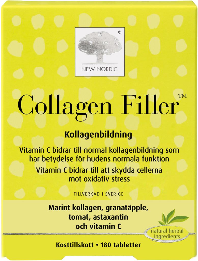 Bild på New Nordic Skin Care Collagen Filler, 180 st