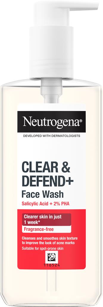 Bild på Neutrogena Clear & Defend+ Facial Wash, 200 ml