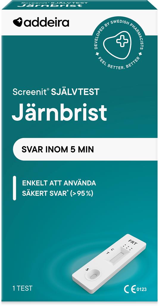 Bild på Addeira Screenit Självtest Järnbrist, 1 st