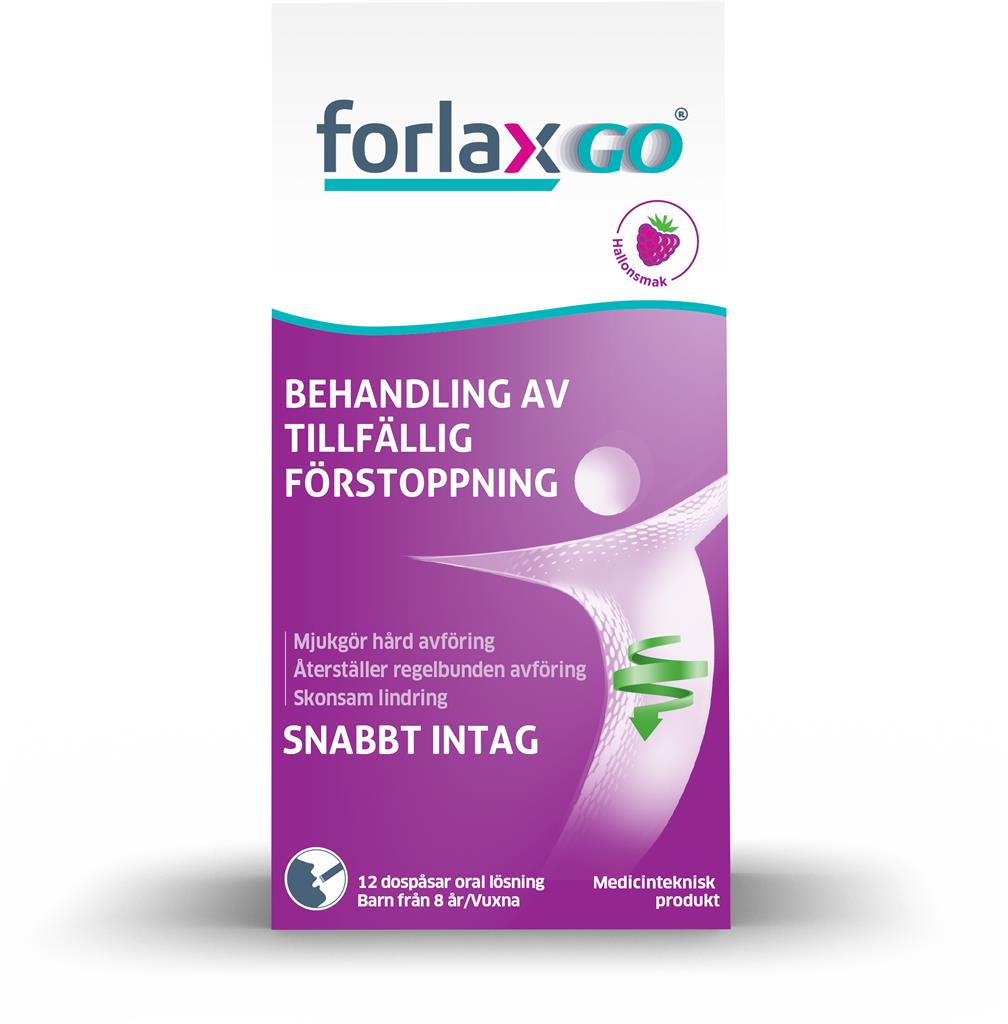Bild på ForlaxGo Mot tillfällig förstoppning, 12 st