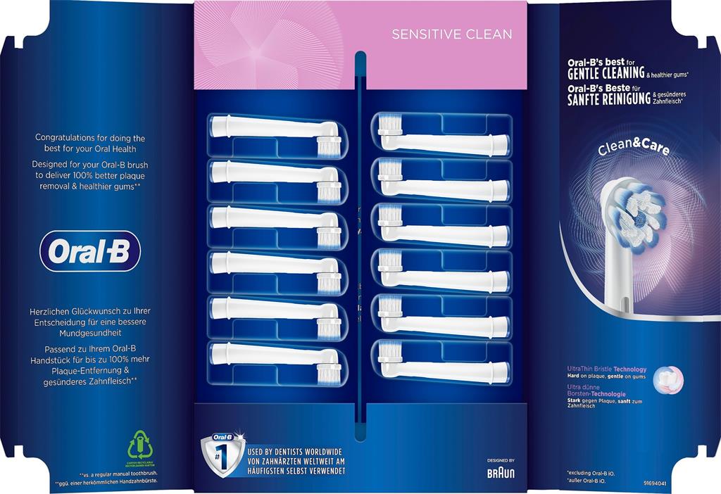Bild på Oral-B Sensitive Clean&Care, 12 st