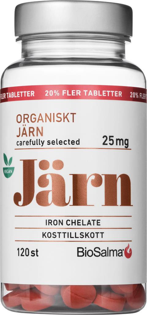 Bild på BioSalma Järn kelaterat, 120 st
