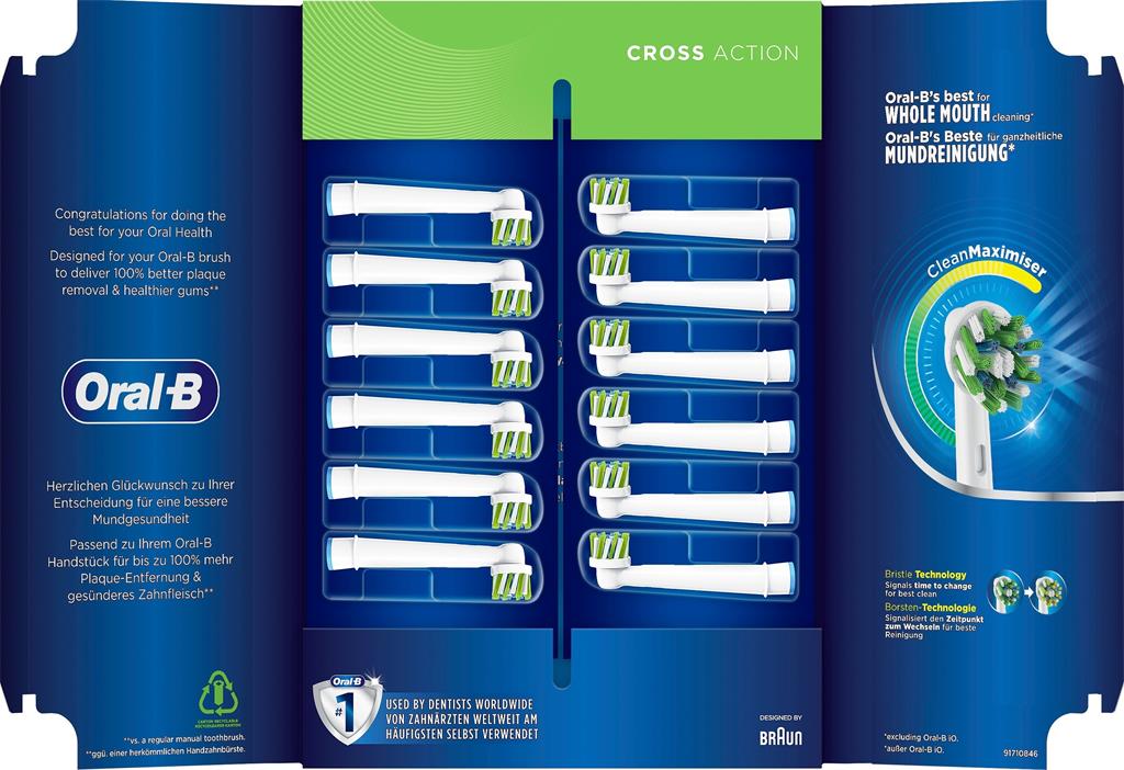 Bild på Oral-B Cross Action, 12 st