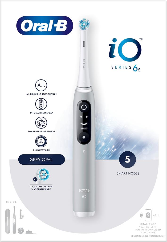 Bild på Oral-B iO6S Grey Opal, 1 st