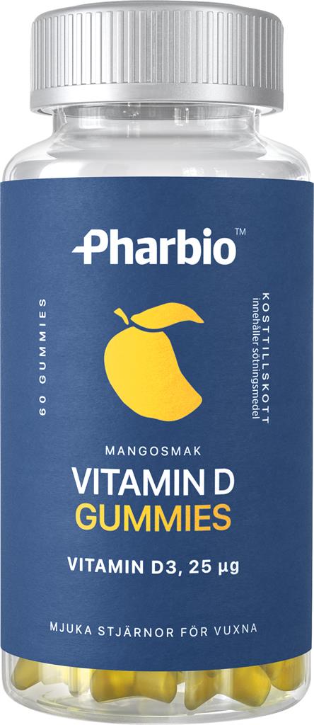 Bild på Pharbio Vitamin D3 Gummies, 60 st