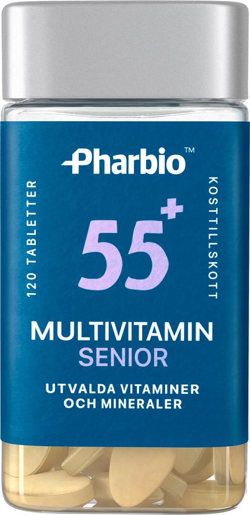 Bild på Pharbio Multivitamin 55 +, 120 st