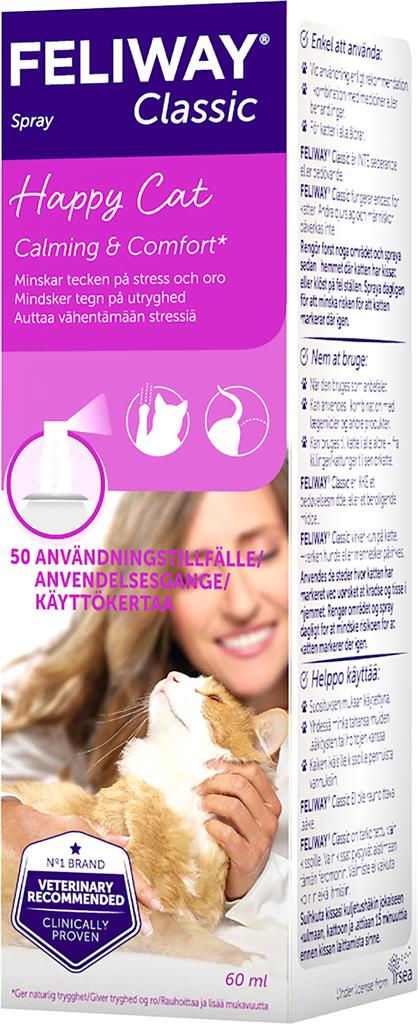 Bild på FELIWAY Classic Spray med trygghetsferomon, 60 ml