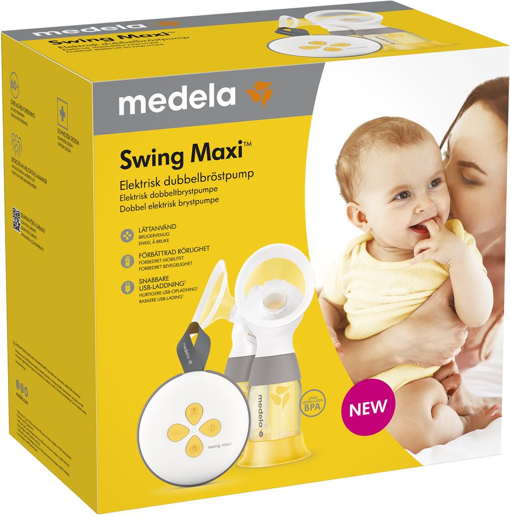 Bild på Medela Swing Maxi elektrisk dubbelbröstpump, 1 st