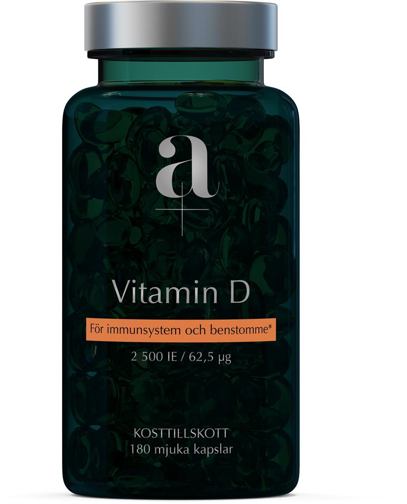 Bild på A+ Vitamin-D, 180 st