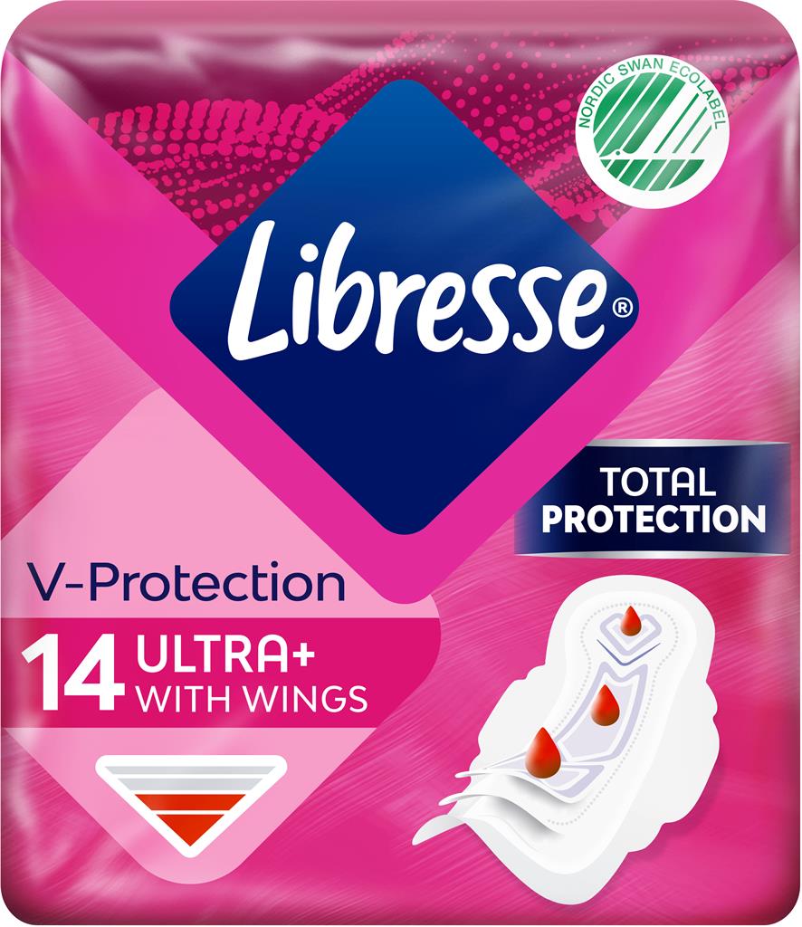 Bild på LIBRESSE Ultra+ Wing, 14 st
