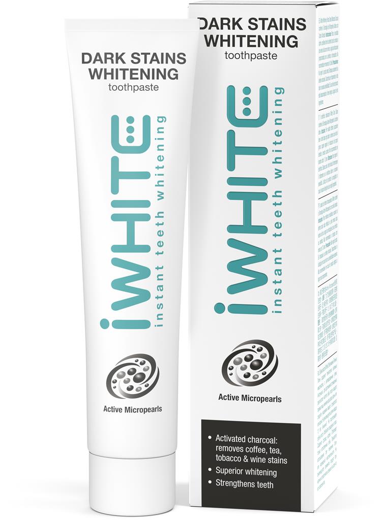 Bild på iWhite Dark Stains whitening tandkräm, 75 ml