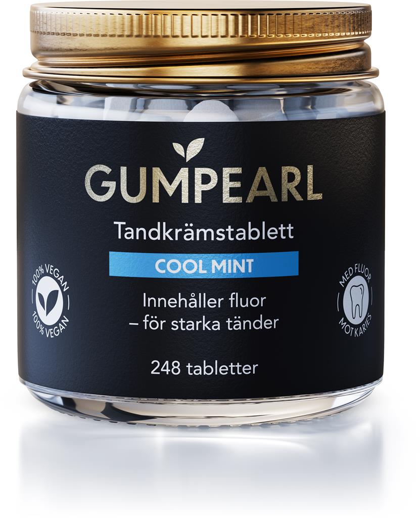 Bild på Gumpearl Coolmint Tandkrämstablett, 248 st