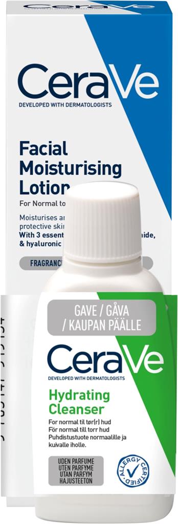 Bild på CeraVe Facial Moisturising Lotion gåvopack, 1 st