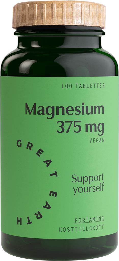 Bild på Great Earth Magnesium 375 mg, 100 st