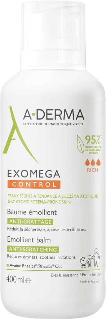 Bild på A-Derma Exomega CONTROL Balm, 400 ml