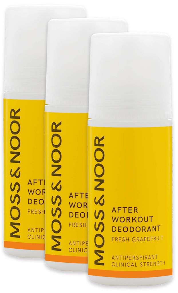 Bild på Moss & Noor Deodorant Fresh Grapefruit 3 pack, 3 x 60 ml
