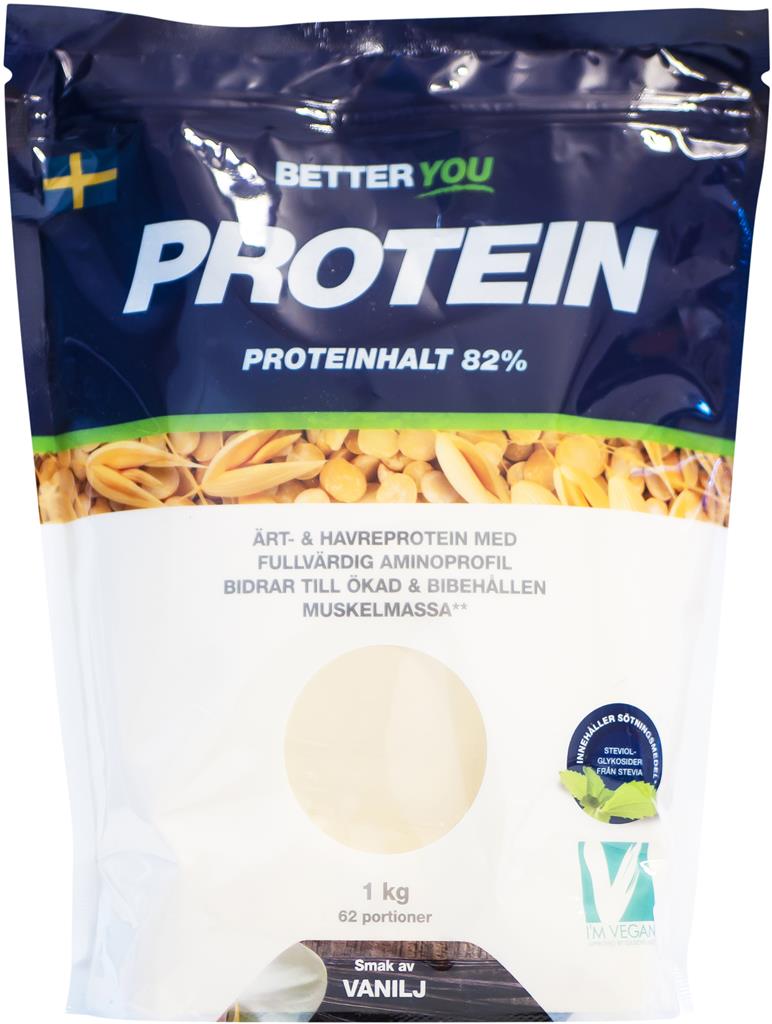 Bild på Better You Ärt/havreprotein Vanilj, 1000 g