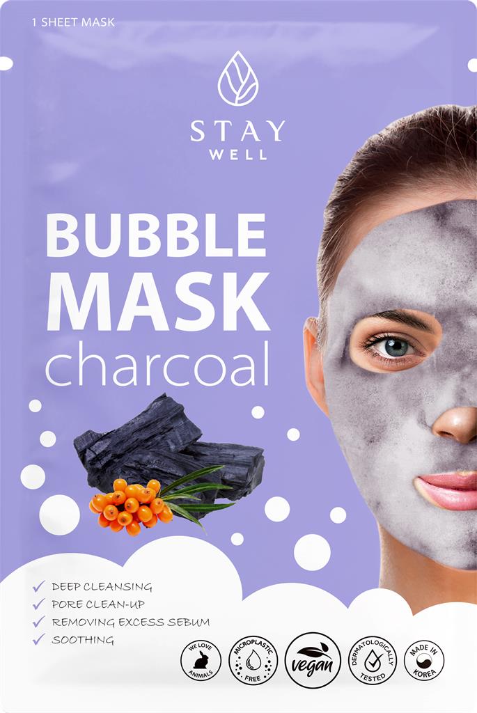 Bild på Stay Well Bubble Mask – CHARCOAL, 20 g