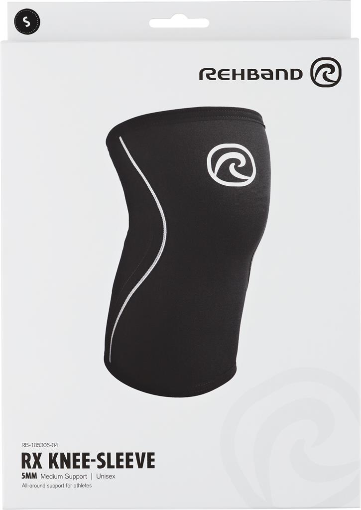 Bild på Rehband RX Knee-Sleeve 5mm Black S, 1 st