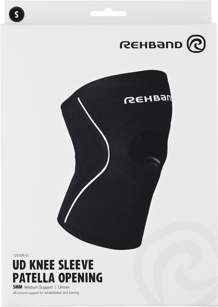 Bild på Rehband Knee Sleeve Patella Open 5mm Small, 1 st
