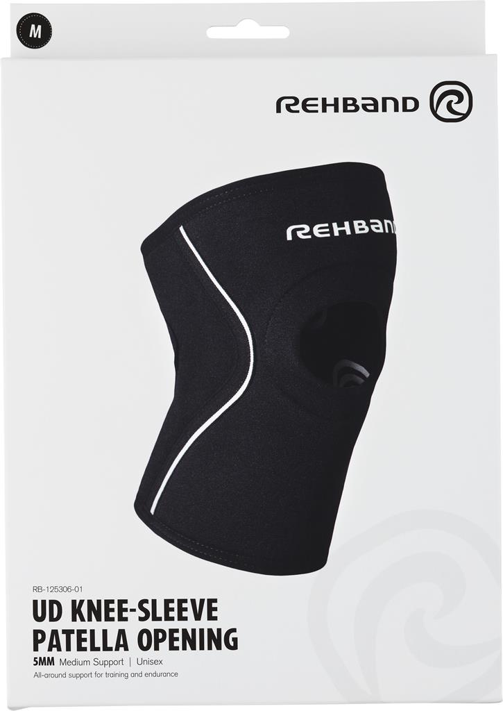 Bild på Rehband Knee Sleeve Patella Open 5mm Medium, 1 st