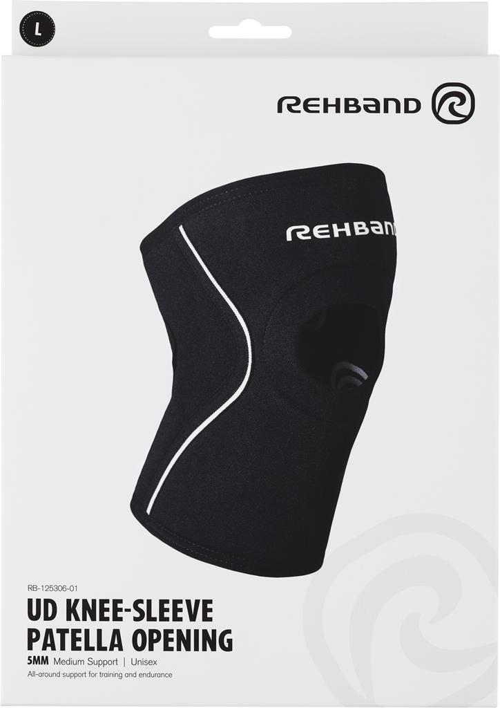 Bild på Rehband Knee Sleeve Patella Open 5mm Large, 1 st