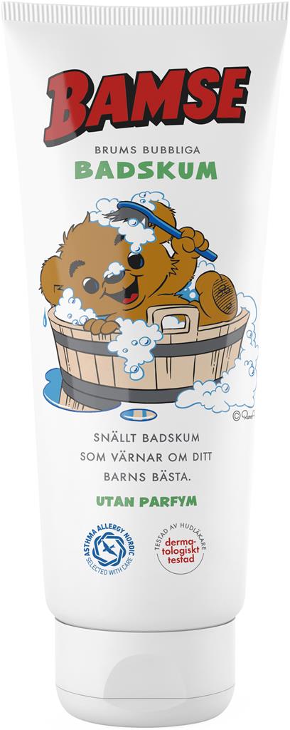 Bild på Bamse BRUMS Bubbliga Badskum, 200 ml